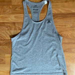 Light grey Adidas workout tank Sz S